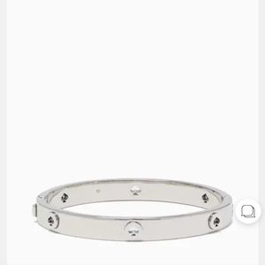 Kate Spade "Spot the Spade" Studded Hinged Bangle
